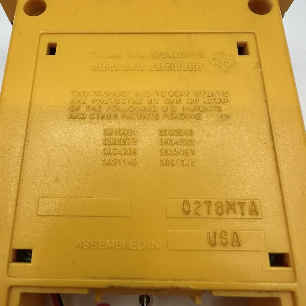 Vtg 1976 Texas‎ Instruments Little Professor Electronic Math Calculator Game Toy